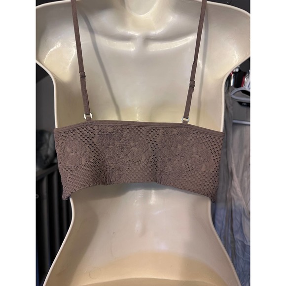 Free People Intimately Candy Seamless Bra Sand Size M/L - Picture 5 of 7